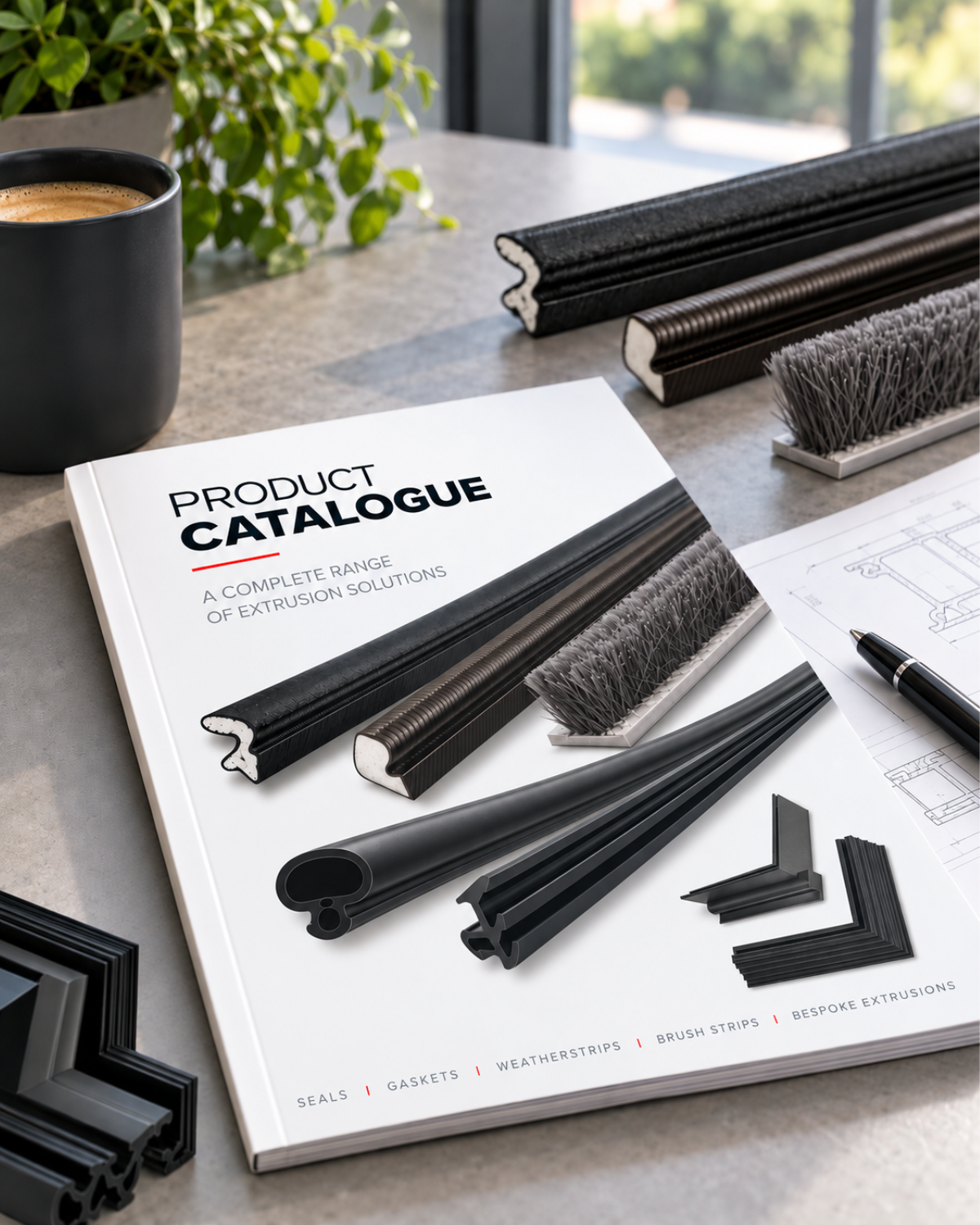 Central Extrusions product catalogue of glazing gaskets and extrusion products